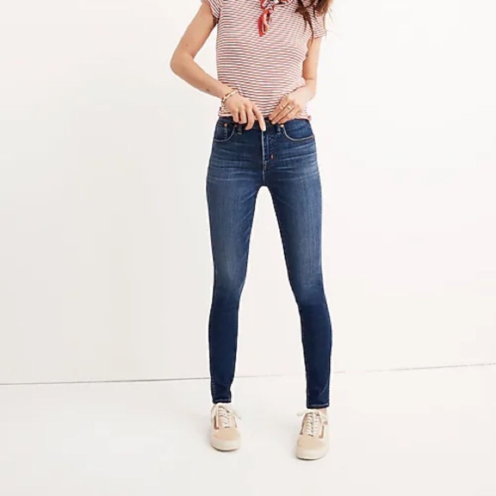 Madewell 10” High-Rise Skinny Jean in Danny Wash